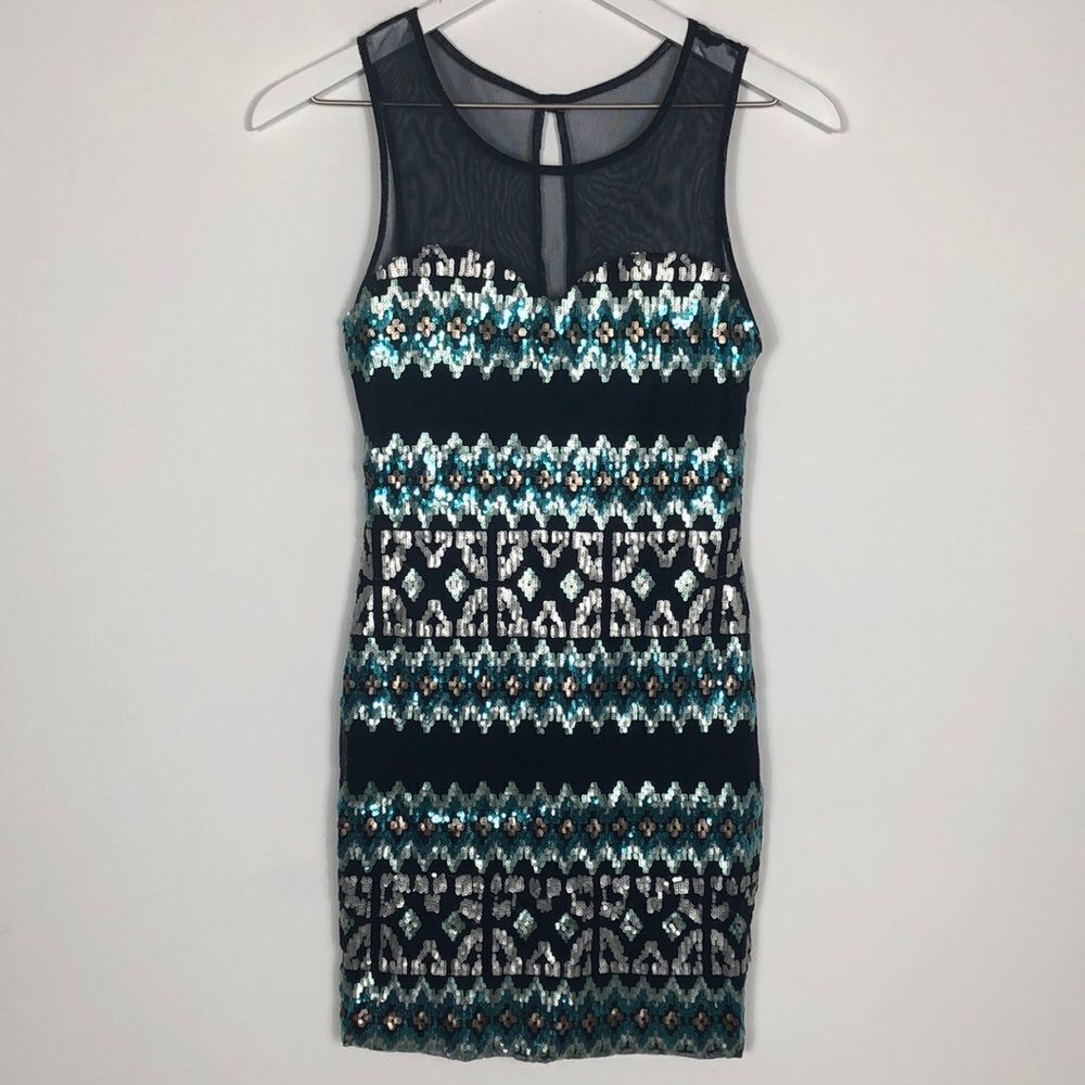 As U Wish Sequin dress, Juniors size small